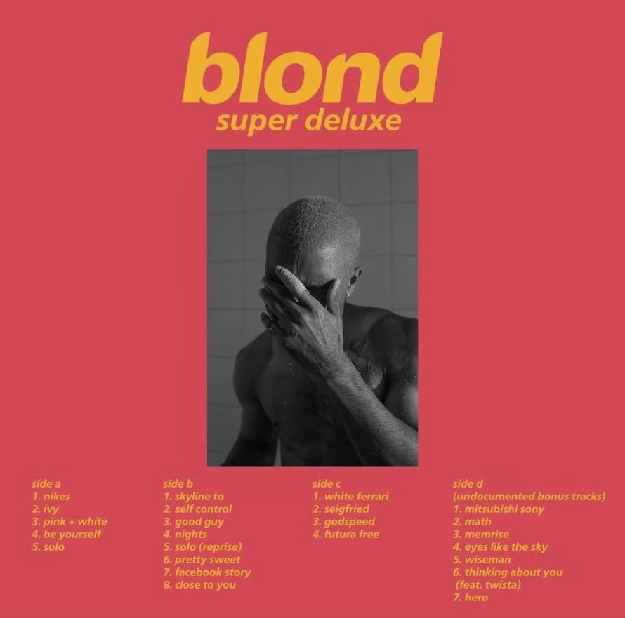 Frank Ocean - Blond Super Deluxe (EU Import White Vinyl 2LP)