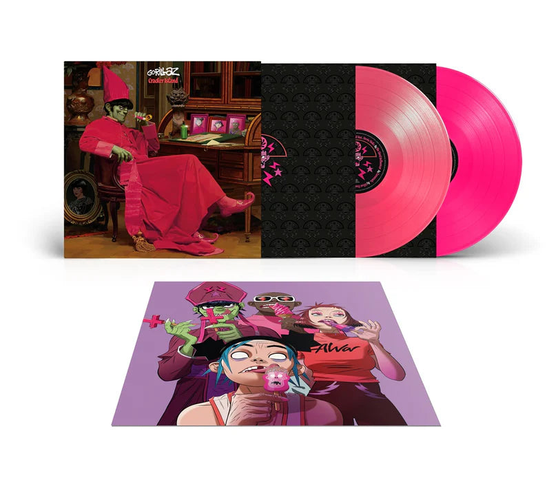 Gorillaz Cracker Island (Deluxe RSD, Pink/Neon Pink Vinyl 2LP)