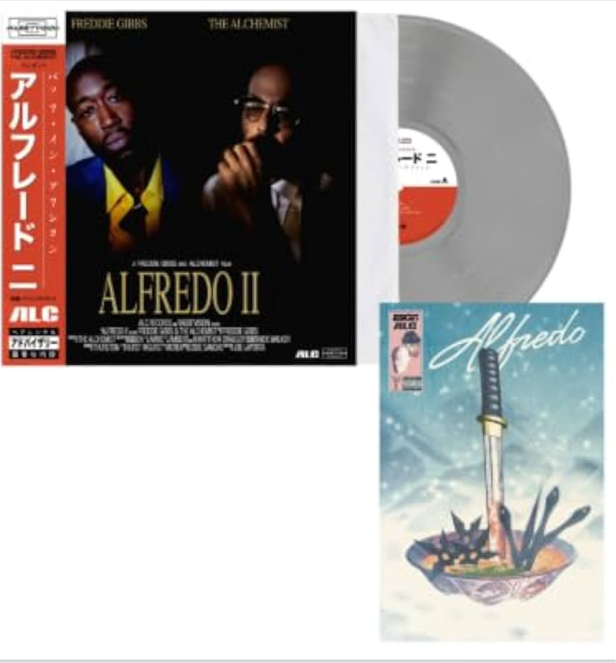 Freddie Gibbs & The Alchemist Alfredo II (Laser Disc Cover, Metallic Silver Vinyl 2LP)