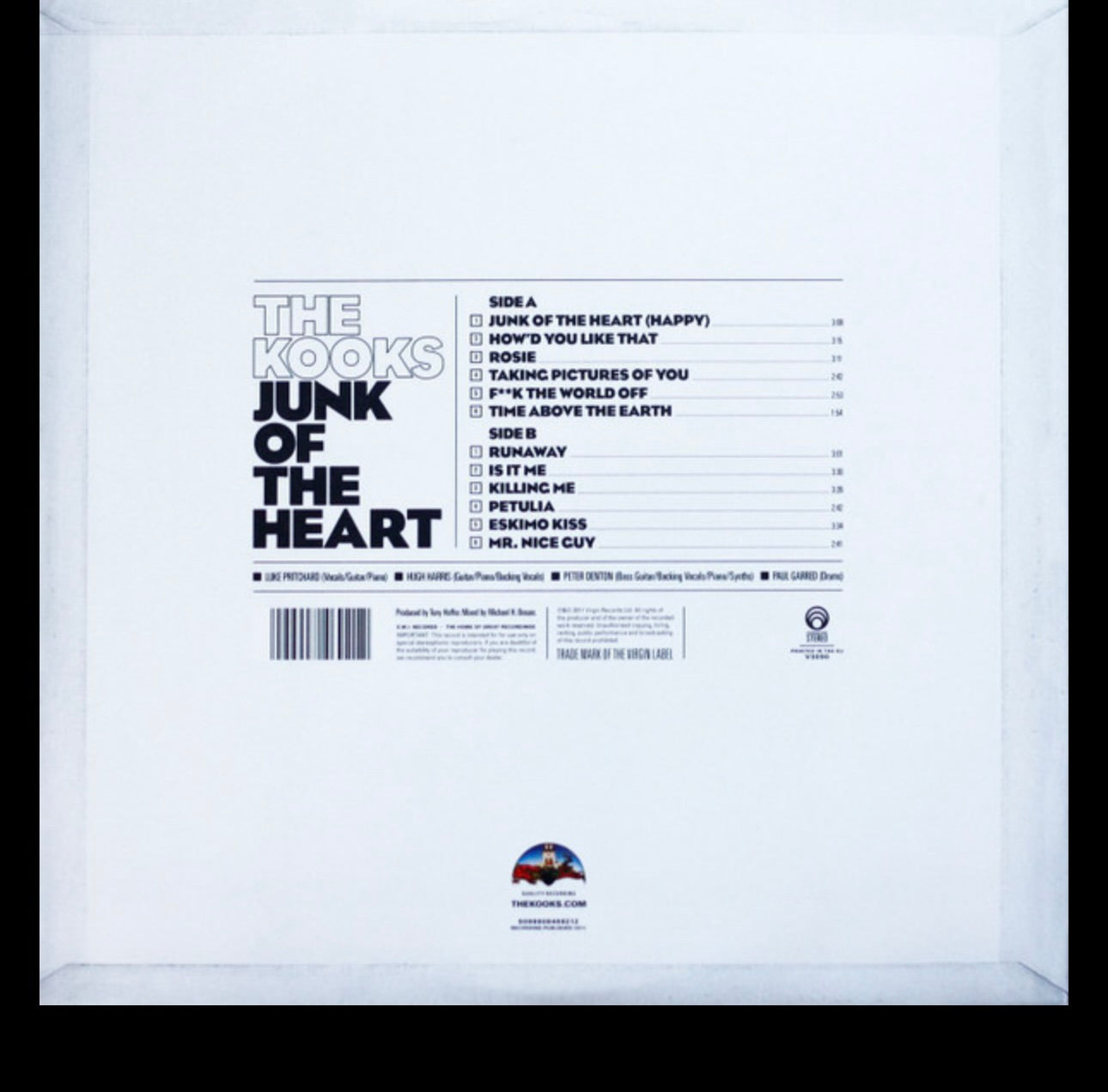The Kooks Junk of the Heart (Black Vinyl LP) 2011