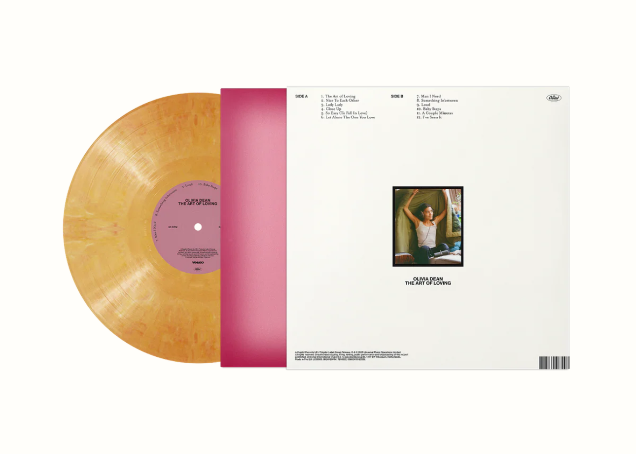 Olivia Dean The Art Of Love (Alternative Cover, Orange Vinyl LP)