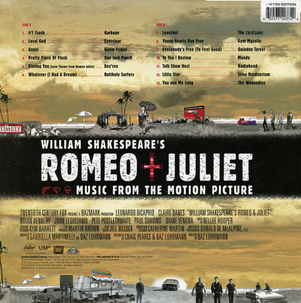 Romeo+Juliet OST (Limited Blue & Orange Split Vinyl) [Rare]