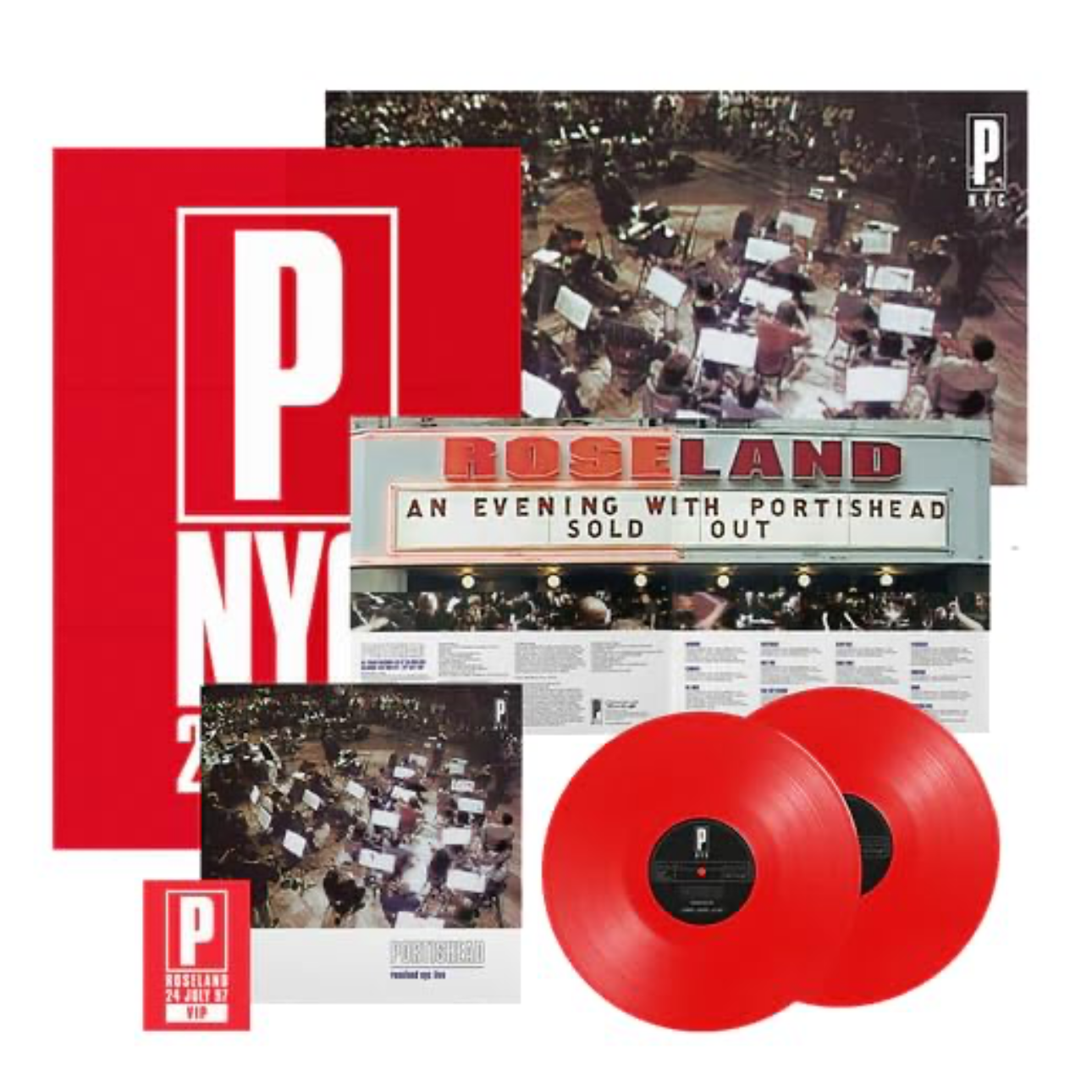 Portishead Roseland NYC (25th Anniversary Limited Edition Red Vinyl 2LP)